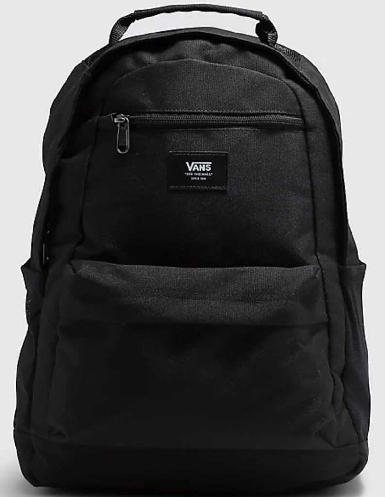 Black Vans Backpack